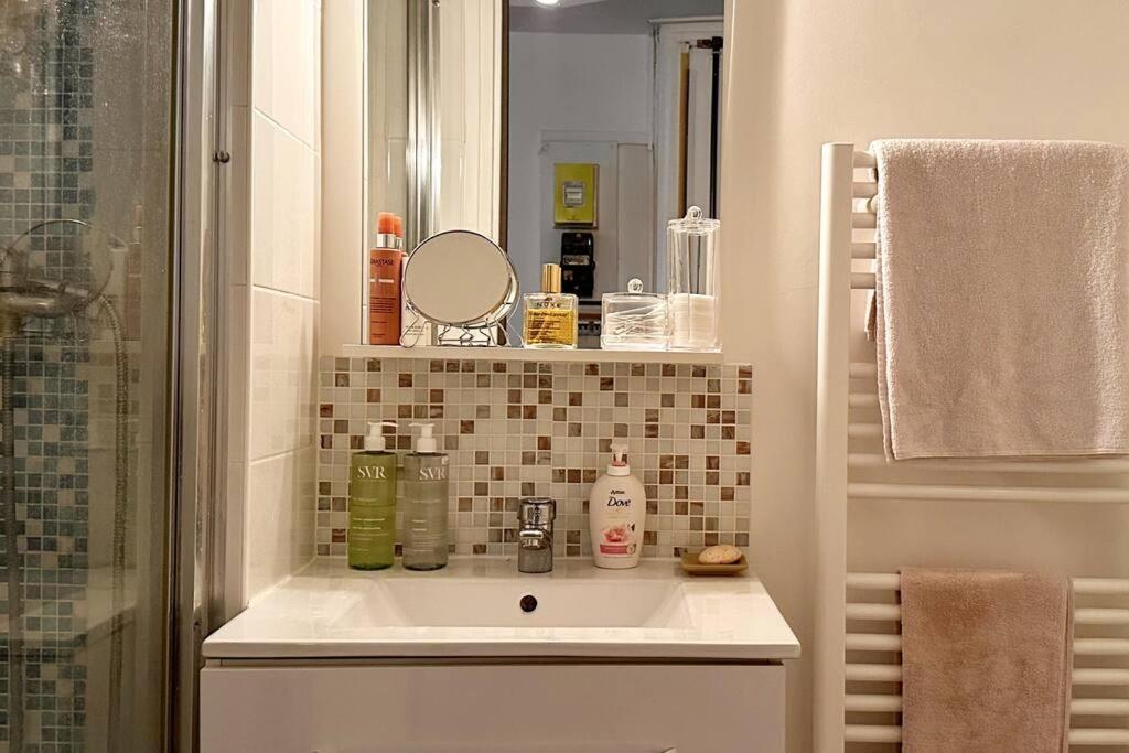דירות Studio Cozy Pour 2 Personnes Paris Bercy מראה חיצוני תמונה